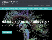 Tablet Screenshot of christianmichaelcurrent.com